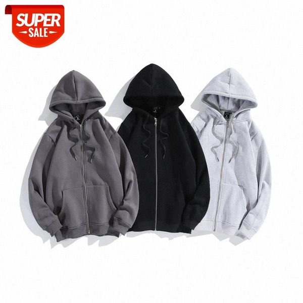 autumn sweater men's trend casual cotton solid color long-sleeved cardigan youth sports hooded jacket #3d6a, Black
autumn sweater men's trend casual cotton solid color long-sleeved cardigan youth sports hooded jacket #3d6a, Black