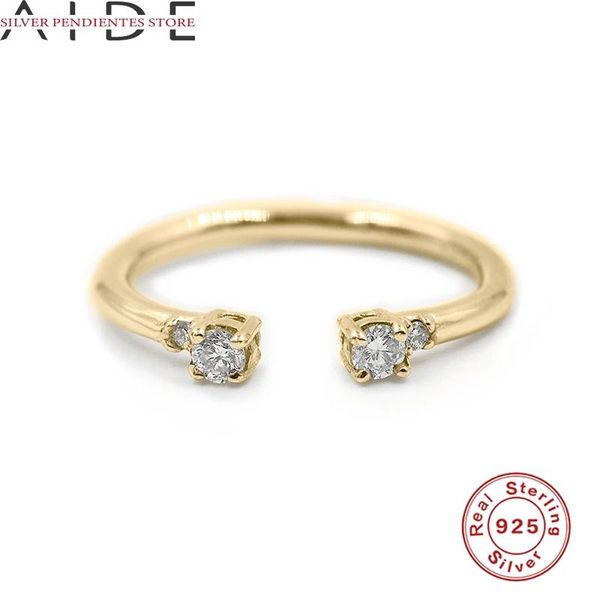 cluster rings aide minimalist 925 sterling silver open for women 18k gold plated mini fashion diamond ring jewelry anillos mujer, Golden;silver
cluster rings aide minimalist 925 sterling silver open for women 18k gold plated mini fashion diamond ring jewelry anillos mujer, Golden;silver