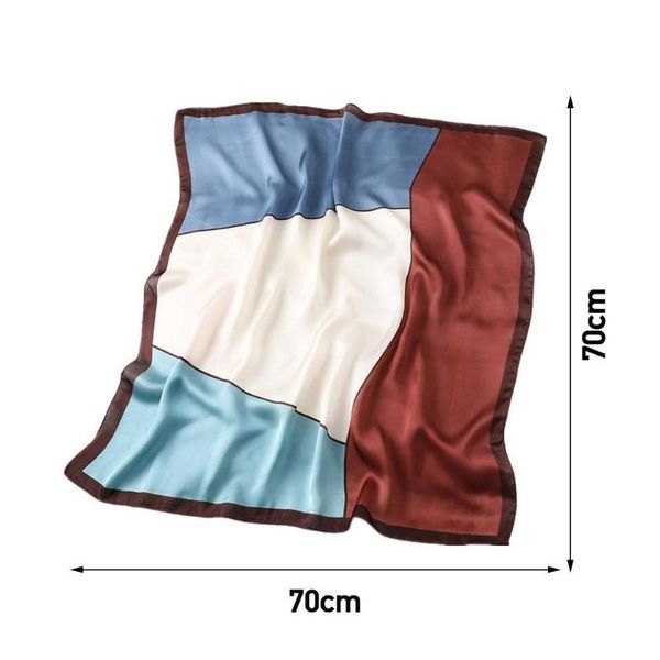 fashion silk square scarf for women 70*70cm hair band neckerchief neck warp female foulard bag soft headscarf hija s4k0 ties, Blue;purple
fashion silk square scarf for women 70*70cm hair band neckerchief neck warp female foulard bag soft headscarf hija s4k0 ties, Blue;purple