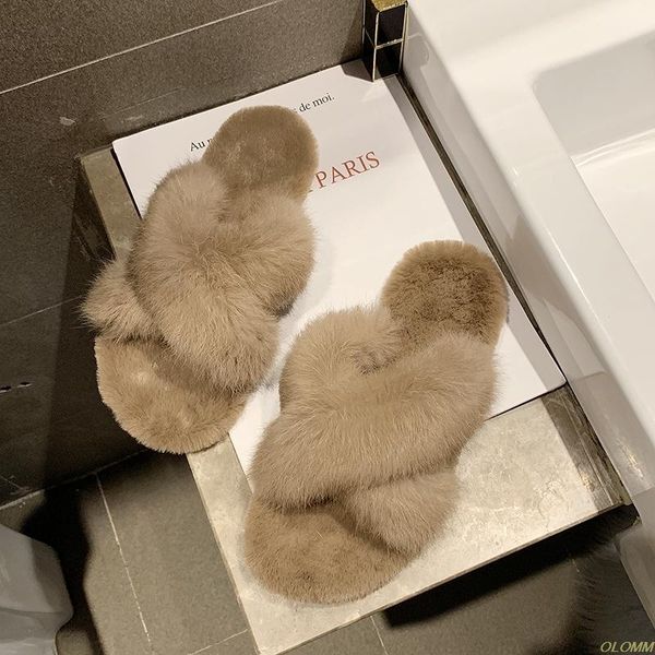 soft fur slippers women cross band black furry flat sandals 2021 winter long plush slides female pantufa terlik
soft fur slippers women cross band black furry flat sandals 2021 winter long plush slides female pantufa terlik