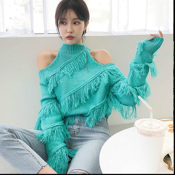 womens sweater ins winter tassel pullovers turtleneck full sleeve korean casual loose knitted c99203k, White;black
womens sweater ins winter tassel pullovers turtleneck full sleeve korean casual loose knitted c99203k, White;black
