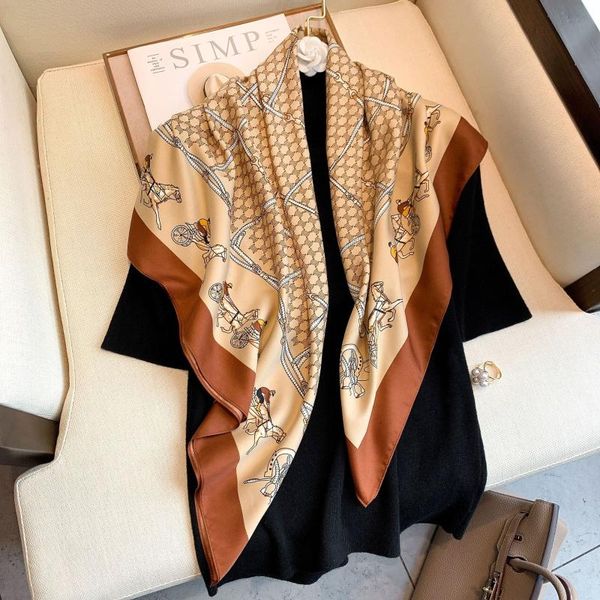 scarves 2022 luxury fashion retro printed twill large square scarf early autumn decoration winter warm spot female, Blue;gray
scarves 2022 luxury fashion retro printed twill large square scarf early autumn decoration winter warm spot female, Blue;gray