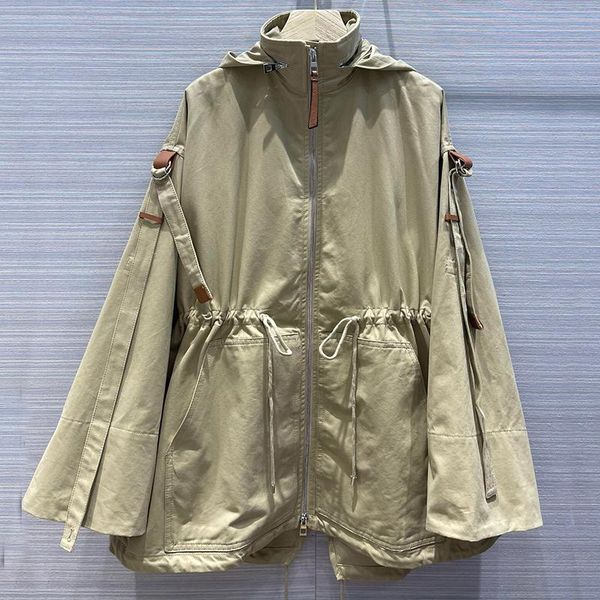 women's jackets 2021 autumn fashion hooded cotton parka jacket women drop-shoulder adjustable sleeve zip- loose long coat lad, Black;brown
women's jackets 2021 autumn fashion hooded cotton parka jacket women drop-shoulder adjustable sleeve zip- loose long coat lad, Black;brown