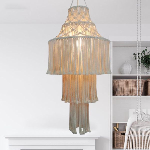 pendant lamps idyllic living room chandelier bohemian b & decorative lamp creative hand woven cotton thread
pendant lamps idyllic living room chandelier bohemian b & decorative lamp creative hand woven cotton thread