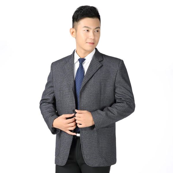men's suits & blazers waeolsa men leisure blazer khaki gray plaid suit jackets mature man small check pattern male father garment 50s 6, White;black
men's suits & blazers waeolsa men leisure blazer khaki gray plaid suit jackets mature man small check pattern male father garment 50s 6, White;black