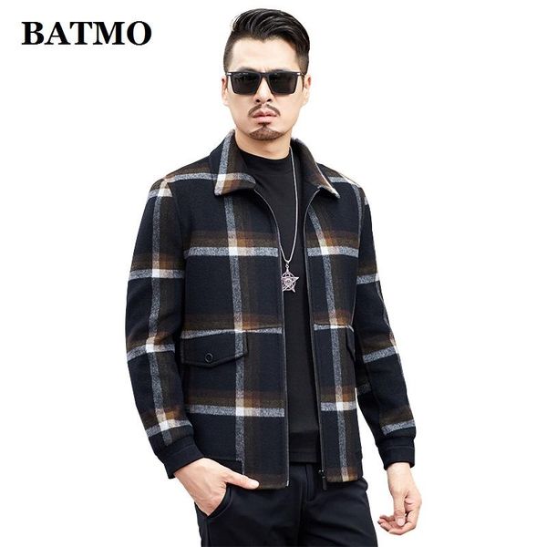 men's wool & blends batmo 2021 arrival autumn 69.5% casual jackets men,men's plaid ,19a988, Black
men's wool & blends batmo 2021 arrival autumn 69.5% casual jackets men,men's plaid ,19a988, Black