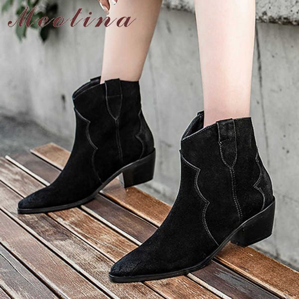 meotina cow suede western boots women shoes real leather high heel ankle boots pointed toe thick heels short boots autumn winter 210608, Black
meotina cow suede western boots women shoes real leather high heel ankle boots pointed toe thick heels short boots autumn winter 210608, Black