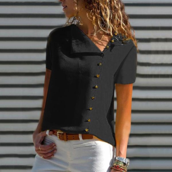 women's t-shirt women t shirt summer cotton solid color short sleeve v-neck casual female tshirts button ladies tee -woman 2021, White
women's t-shirt women t shirt summer cotton solid color short sleeve v-neck casual female tshirts button ladies tee -woman 2021, White