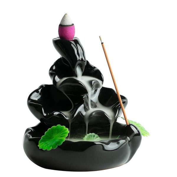 fragrance lamps ceramic backflow incense burner handmade crafts ornament for living room bedroom office l23
fragrance lamps ceramic backflow incense burner handmade crafts ornament for living room bedroom office l23