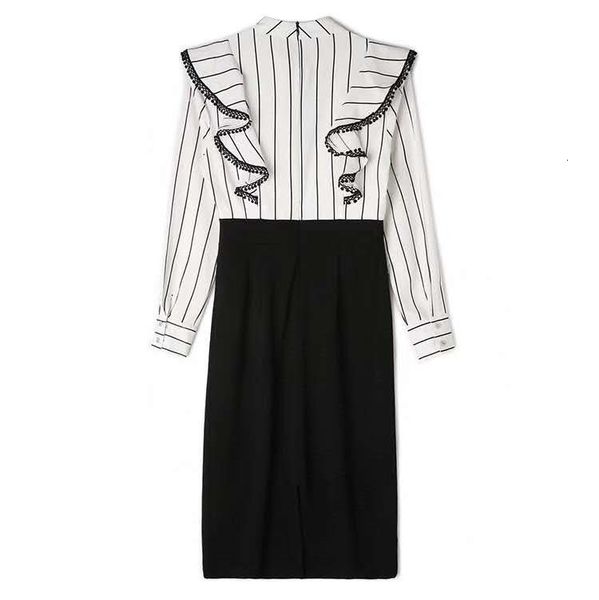 capris elegant work 2021 spring summer ladies stand neck striped print patchwork long sleeve bodycon ruffle, Black;gray
capris elegant work 2021 spring summer ladies stand neck striped print patchwork long sleeve bodycon ruffle, Black;gray