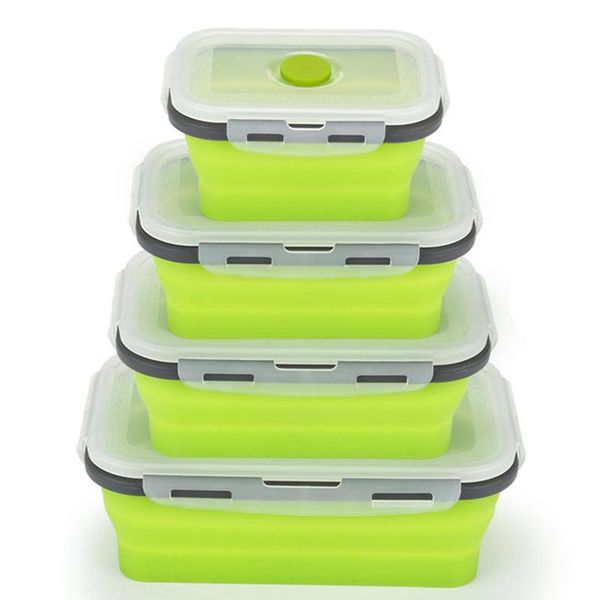 dinnerware sets 4pcs set foldable silicone lunch box fruit salad storage container conveniently green
dinnerware sets 4pcs set foldable silicone lunch box fruit salad storage container conveniently green