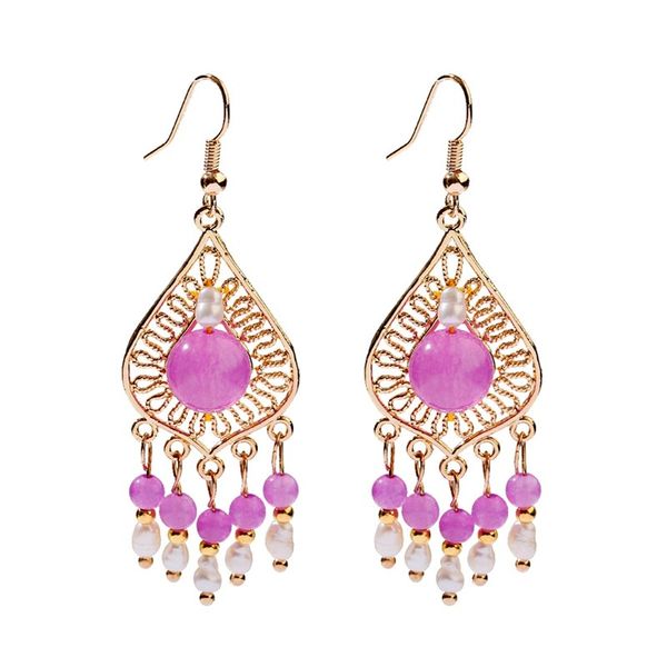 2021 ethnic earrings natural stone pearl tassel dangle earrings for women classic hollow gold alloy wedding earrings hangers, Silver
2021 ethnic earrings natural stone pearl tassel dangle earrings for women classic hollow gold alloy wedding earrings hangers, Silver