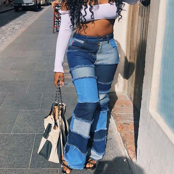 autumn winter woman jeans vintage trendy gashion stitching high waist tight hip horn for women's denim trousers 2021, Blue
autumn winter woman jeans vintage trendy gashion stitching high waist tight hip horn for women's denim trousers 2021, Blue