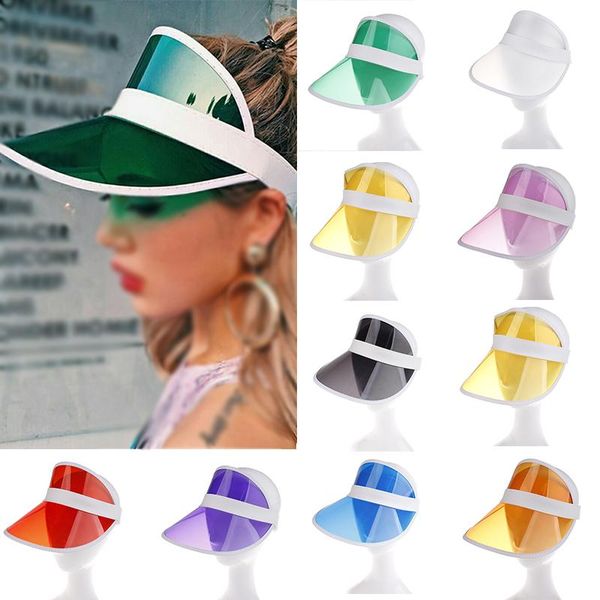 wide brim hats 1 pc sunshade hat anti-uv empty sun transparent plastic pvc cool sunscreen visor caps women men summer beach, Blue;gray
wide brim hats 1 pc sunshade hat anti-uv empty sun transparent plastic pvc cool sunscreen visor caps women men summer beach, Blue;gray