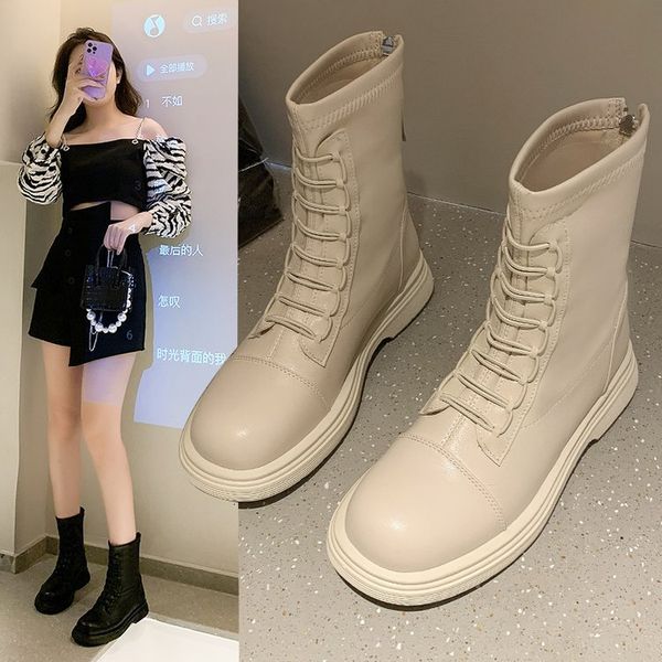 slim and handsome pull martin women 2021 british style back zipper elastic thin short boots fashion version, Black
slim and handsome pull martin women 2021 british style back zipper elastic thin short boots fashion version, Black