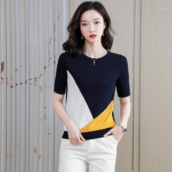 women's sweaters knitted pullovers women stella filante ice silk short sleeve jumper pull femme girl thin sweater 2021 summer, White;black
women's sweaters knitted pullovers women stella filante ice silk short sleeve jumper pull femme girl thin sweater 2021 summer, White;black