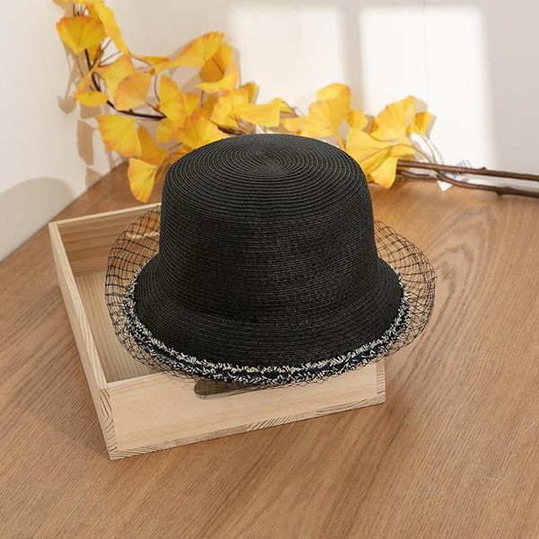 summer ladies net yarn bucket straw cap women fresh sunshade simple fisherman hat wide brim hats, Blue;gray
summer ladies net yarn bucket straw cap women fresh sunshade simple fisherman hat wide brim hats, Blue;gray