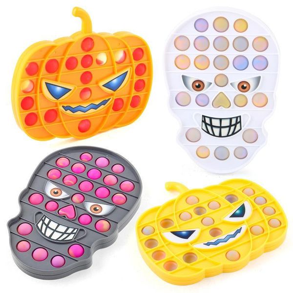 party favor halloween theme push bubble pumpkin skull pop its fidget toys anti stress squishy board decompression toy
party favor halloween theme push bubble pumpkin skull pop its fidget toys anti stress squishy board decompression toy