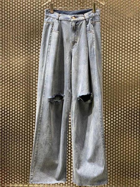 women's jeans spring high 2021ss quality women hole wide leg denim pants female casual ddxgz2 4.04, Blue
women's jeans spring high 2021ss quality women hole wide leg denim pants female casual ddxgz2 4.04, Blue