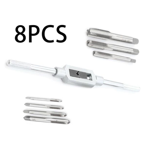 hand tools 8pc m3-m12 tap wrench drill set tapping metric screw thread twist bit bearing steel
hand tools 8pc m3-m12 tap wrench drill set tapping metric screw thread twist bit bearing steel