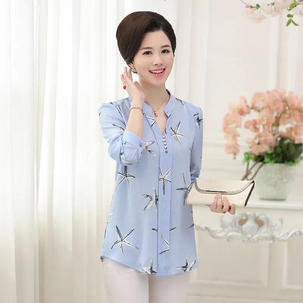 women's t-shirt chic printing long sleeve chiffon shirt women fashion elegant solid big size 4xl loose blouse ladies 2021 summer mom, White
women's t-shirt chic printing long sleeve chiffon shirt women fashion elegant solid big size 4xl loose blouse ladies 2021 summer mom, White