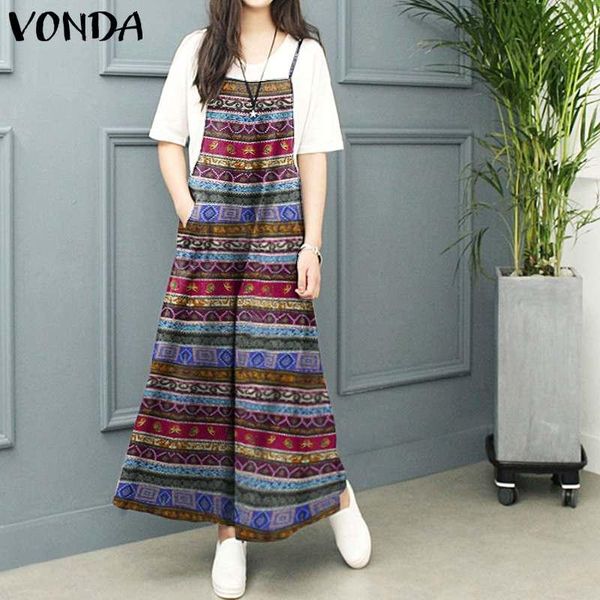 women's jumpsuits & rompers women loose vonda 2021 summer sleeveless vintage printed casual playsuits plus size bohemian party overalls, Black;white
women's jumpsuits & rompers women loose vonda 2021 summer sleeveless vintage printed casual playsuits plus size bohemian party overalls, Black;white