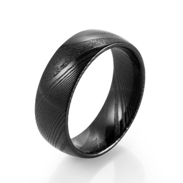 wedding rings 8mm domed real damascus steel men's ip black plated classic promise engagement anniversary bands for men women, Slivery;golden
wedding rings 8mm domed real damascus steel men's ip black plated classic promise engagement anniversary bands for men women, Slivery;golden