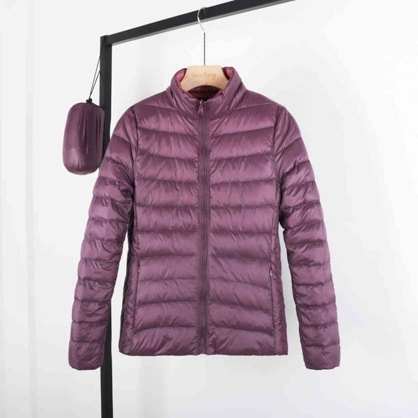 ultra light down jacket women double side windbreaker reversible women's down coat white duck down female coats 211130, Black
ultra light down jacket women double side windbreaker reversible women's down coat white duck down female coats 211130, Black