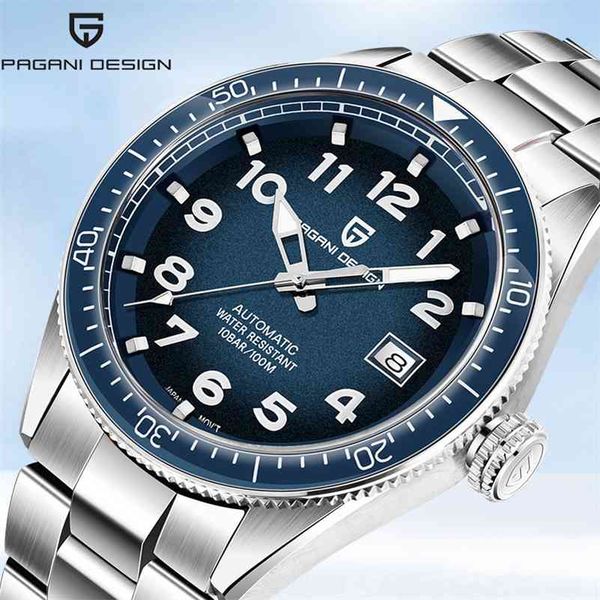 new pagani design mechanical watches for men luxury automatic watch men waterproof steel business watch relogio masculino 210329, Slivery;brown
new pagani design mechanical watches for men luxury automatic watch men waterproof steel business watch relogio masculino 210329, Slivery;brown