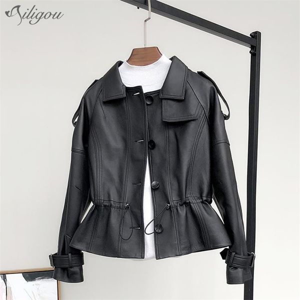 pu jacket women's trendy clothing summer fashion casual short lapel button long sleeve ladies coat oversized 210525, Black;brown
pu jacket women's trendy clothing summer fashion casual short lapel button long sleeve ladies coat oversized 210525, Black;brown