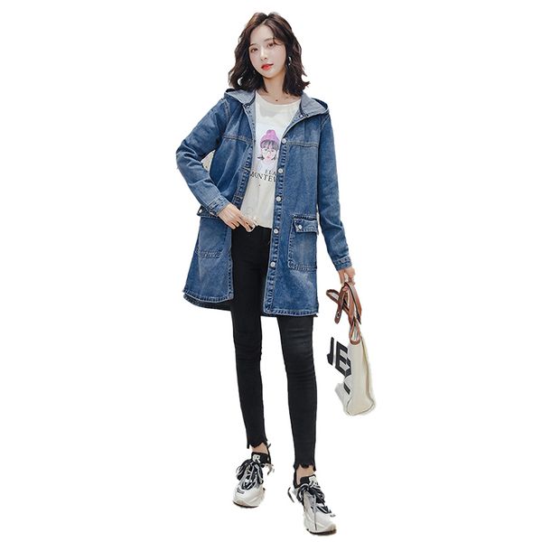 women's trench coats denim women spring autumn loaded mid-length loose european and american style large size z160 adsn, Tan;black
women's trench coats denim women spring autumn loaded mid-length loose european and american style large size z160 adsn, Tan;black