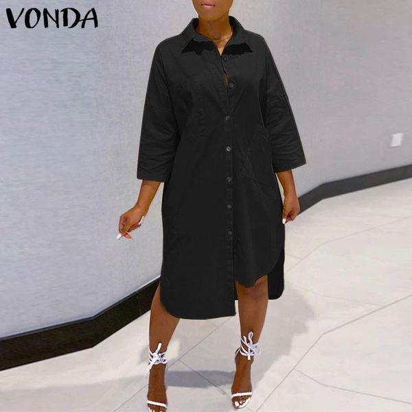 dresses shirt 2021 vonda women asymmetrical midi party dress beach bohemian summer sundress lapel neck vestidos, Black;gray
dresses shirt 2021 vonda women asymmetrical midi party dress beach bohemian summer sundress lapel neck vestidos, Black;gray