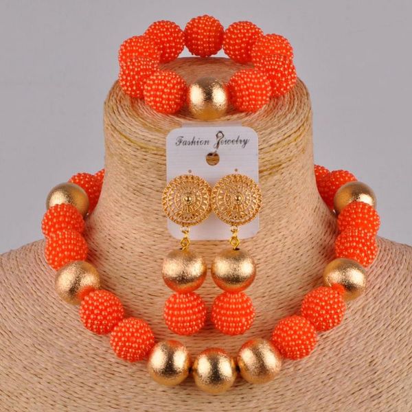 earrings & necklace orange jewelry set simulated pearl african nigerian beads sets for women fzz36, Silver
earrings & necklace orange jewelry set simulated pearl african nigerian beads sets for women fzz36, Silver
