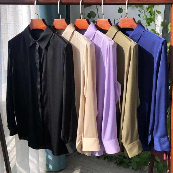 women's blouses & shirts 7evening long sleeve lapel silk blend fashion summer shirt - female blue/white/black/purple on sale
women's blouses & shirts 7evening long sleeve lapel silk blend fashion summer shirt - female blue/white/black/purple on sale