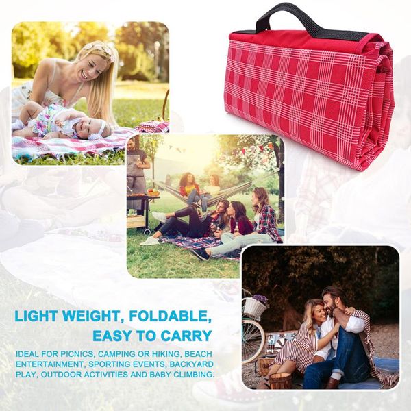 portable checked picnic mat waterproof outdoor camping hiking travel beach party pad blankets baby climbing palying pads
portable checked picnic mat waterproof outdoor camping hiking travel beach party pad blankets baby climbing palying pads