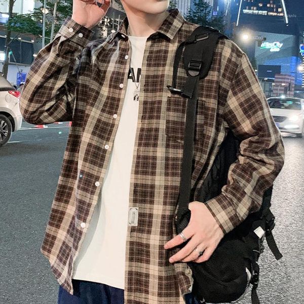 spring and summer plaid shirt youth comfortable casual daily 2002-cs115 men's shirts, White;black
spring and summer plaid shirt youth comfortable casual daily 2002-cs115 men's shirts, White;black