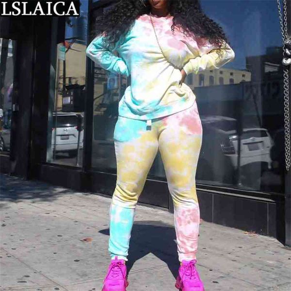 2 piece set fall clothes for women tie dye pants and sets plus size outfits long sleeve sweat suits tracksuit sportswear 210515, White
2 piece set fall clothes for women tie dye pants and sets plus size outfits long sleeve sweat suits tracksuit sportswear 210515, White