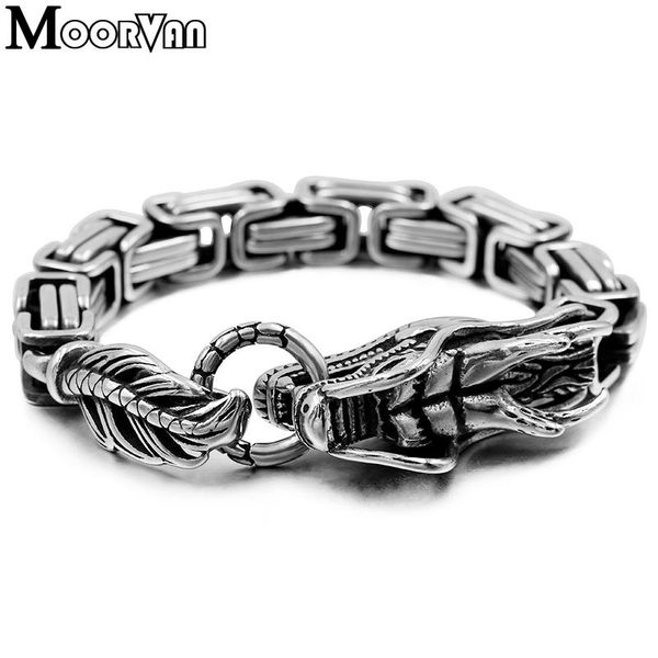 link, chain moorvan arrival rock party gift black-silver color stainless steel byzantine dragon men bracelet selling jewelry vb644
link, chain moorvan arrival rock party gift black-silver color stainless steel byzantine dragon men bracelet selling jewelry vb644