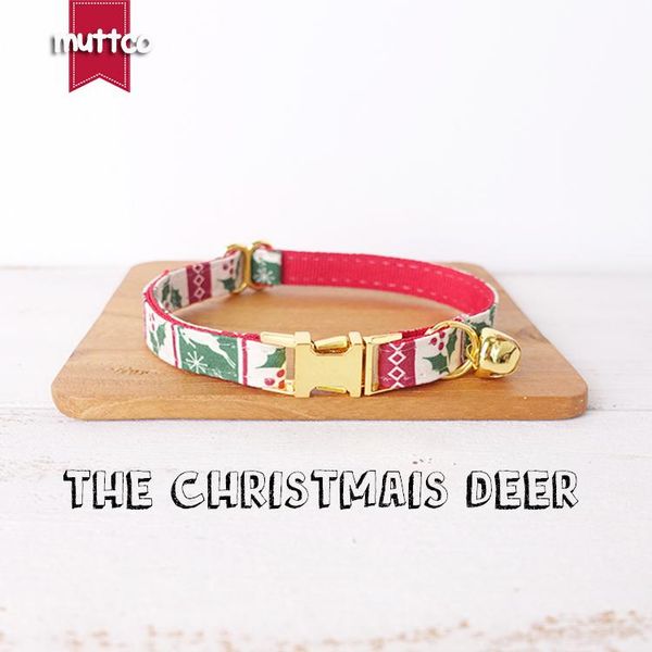 cat collars & leads muttco retail with platinum metal buckle collar for the christmais deer design 2 sizes ucc094b
cat collars & leads muttco retail with platinum metal buckle collar for the christmais deer design 2 sizes ucc094b