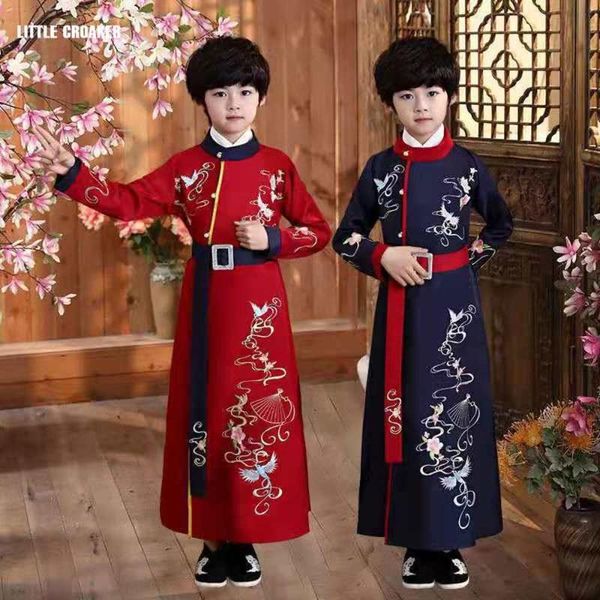 stage wear hanfu dress ancient chinese traditional costume men for kids boys cosplay child clothing tang dynasty dance children, Black;red
stage wear hanfu dress ancient chinese traditional costume men for kids boys cosplay child clothing tang dynasty dance children, Black;red