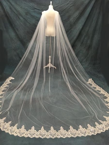 bridal veils 3m*3m one layer wedding cloak cathedral length cape shoulder veil in white , ivory accessories, Black
bridal veils 3m*3m one layer wedding cloak cathedral length cape shoulder veil in white , ivory accessories, Black