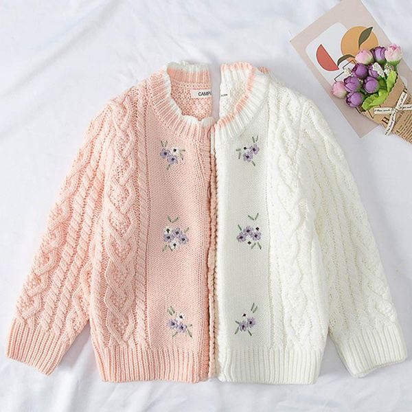 jackets kids long sleeve sweater handmade flower embroidery cardigan autumn winter baby girls knitted coat, Blue;gray
jackets kids long sleeve sweater handmade flower embroidery cardigan autumn winter baby girls knitted coat, Blue;gray