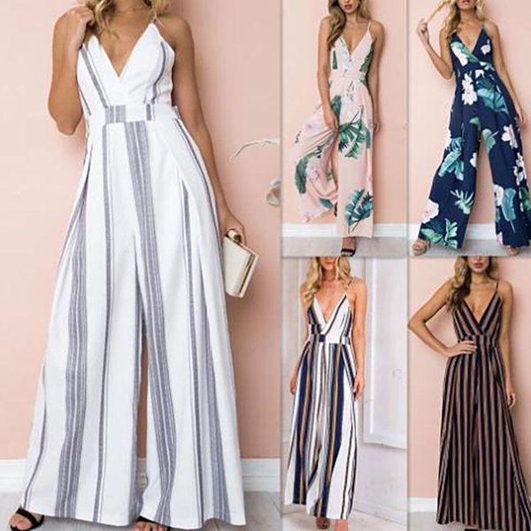 women's jumpsuits & rompers women off shoulder striped playsuit trousers party jumpsuit sleeveless romper v-neck clubwear summer, Black;white
women's jumpsuits & rompers women off shoulder striped playsuit trousers party jumpsuit sleeveless romper v-neck clubwear summer, Black;white