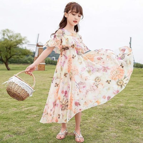 girl's dresses girls dress 2021 summer floral pattern beach long for girl bohemia children costume teen 5 6 8 9 10 12 years, Red;yellow
girl's dresses girls dress 2021 summer floral pattern beach long for girl bohemia children costume teen 5 6 8 9 10 12 years, Red;yellow
