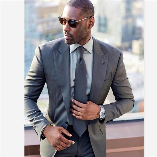men's suits & blazers mens (jacket+pants) latest grey slim fit casual custom business formal tuxedo wedding 2 pieces costume homme, White;black
men's suits & blazers mens (jacket+pants) latest grey slim fit casual custom business formal tuxedo wedding 2 pieces costume homme, White;black