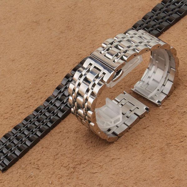 watch bands fashion metal watchband bracelet black silver polished band strap 14mm 16mm 18mm 20mm 22mm good quality buckle, Black;brown
watch bands fashion metal watchband bracelet black silver polished band strap 14mm 16mm 18mm 20mm 22mm good quality buckle, Black;brown