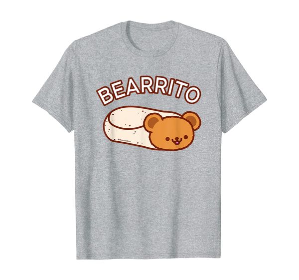 cute t-shirt - bearrito - teddy bear burrito, White;black
cute t-shirt - bearrito - teddy bear burrito, White;black