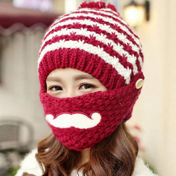 beanies soft warm winter cute ear face mask wool hat mouth knit beard pattern cap women fashion accessory
beanies soft warm winter cute ear face mask wool hat mouth knit beard pattern cap women fashion accessory