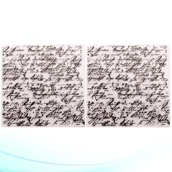 craft tools 2pcs bump embossing dies diy template art stencil (handwritten text pattern)
craft tools 2pcs bump embossing dies diy template art stencil (handwritten text pattern)