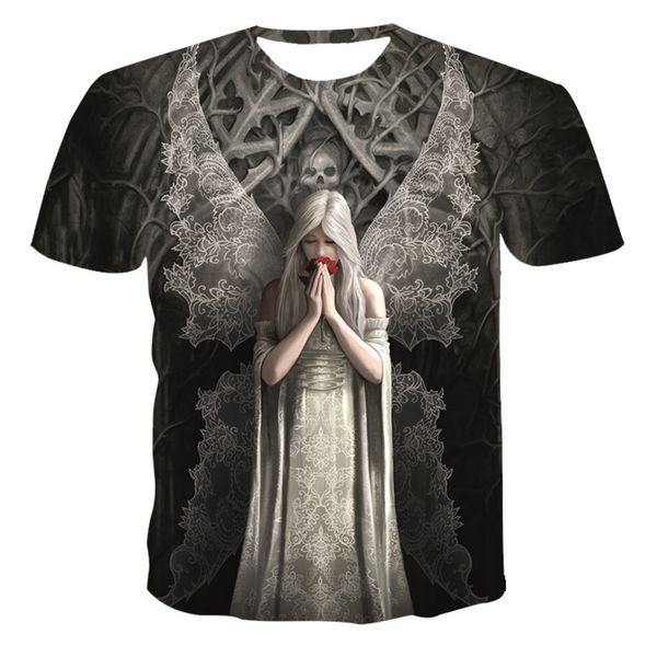 2021 summer new men's street trend angel and devil 3d printed t-shirt short sve hmi2, White;black
2021 summer new men's street trend angel and devil 3d printed t-shirt short sve hmi2, White;black